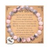 Sister Christmas Birthday Gifts from Sister Natural Stones Bracelet for