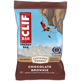 CLIF BAR - Energy Bar - Chocolate Brownie - (2.4 Ounce Protein Bar)