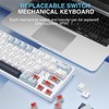 Solakaka SK961 Wireless Mechanical Keyboard 60 Percent Keyboard Tri-Mode Connection