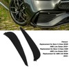 Gloss Black Front Bumper Fog Grille Ari Vent Cover Trims