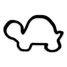 Turtle Cookie Cutter with Easy to Push Design, for Baby Shower, Work Events, and Birthday Celebrations (3 inch)