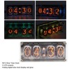 IN12 Glow Tube Clock with Remote Controller Electronic Digital Tube