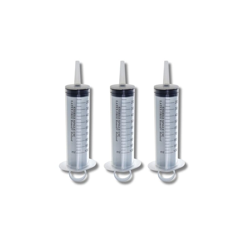 Romed Blister Syringe 100 ml Economy Pack of 3 Sterile