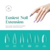 Beetles Kit de Uñas de Gel Transparente, 500 Piezas en