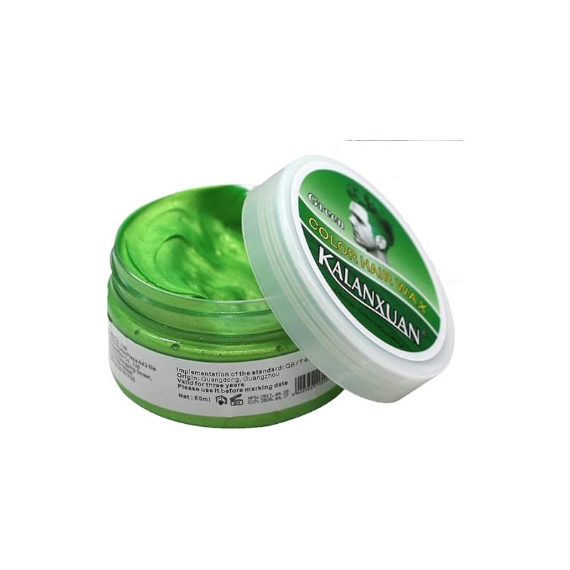 Cera para Pintar Cabello Kalanxuan Hair Wax Varios Colores (Verde)