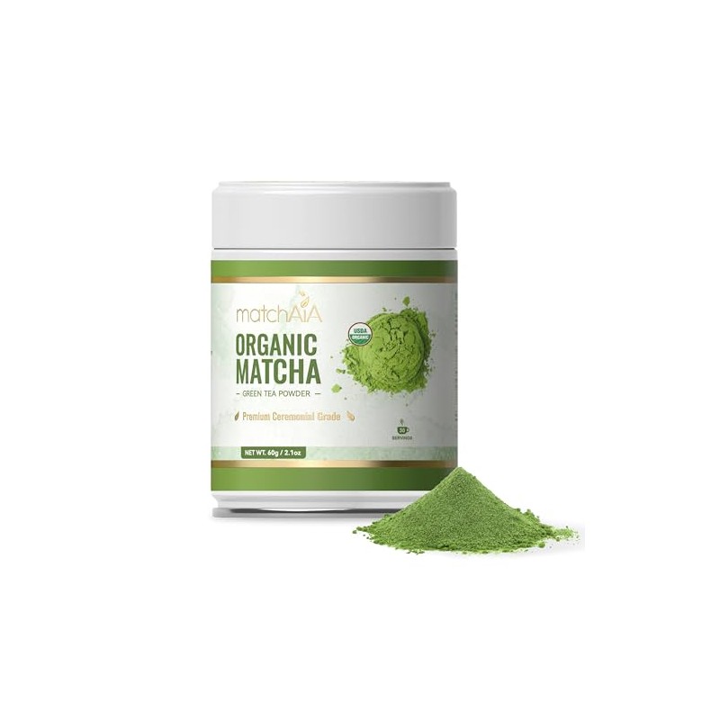 MatchAiA Premium Ceremonial Grade Organic Matcha Powder 60g