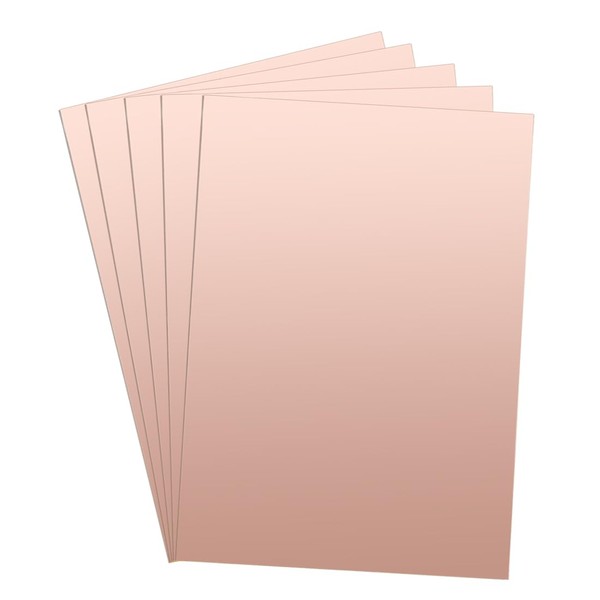 QUARKZMAN 5 Pieces 70 x 50 mm Double-Sided Copper Laminate
