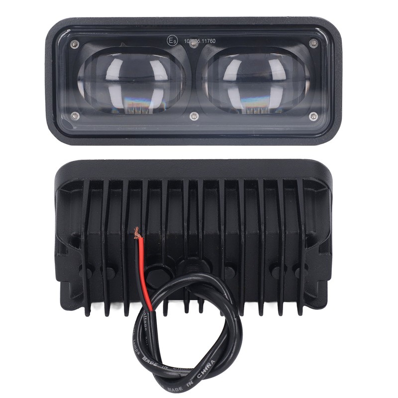 Double Lens LED Forklift Safety Light Robust High Brightness Straight