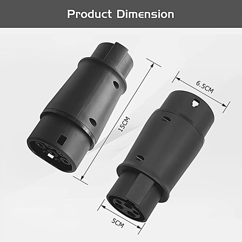 Type 1 to Type 2 EV Charging Adapter, Electric Vehicle