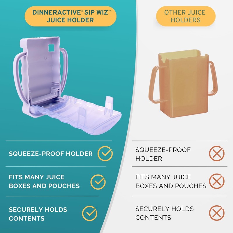 Dinneractive Sip Wiz - Baby Pouch Holder No Squeeze Pouch