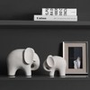 REEZHEE Modern Simple Ceramic White Elephant Living Room Home Office