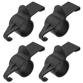 ECSiNG 4PCS Car Trunk Umbrella Hooks Plastic Trunk Mounting Bracket Umbrella Holder Trunk Organizer for Hanging Umbrella Fishing Rod Handbag Shopping Bag Black
