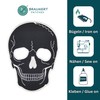 Large Skull Back Patch Black - 15.3 x 20.8 cm