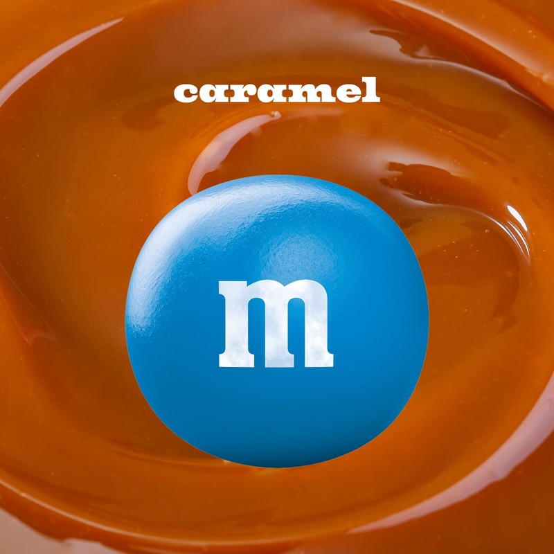 M&M'S Caramel Chocolate Candy, Made with Real Caramel and Milk
