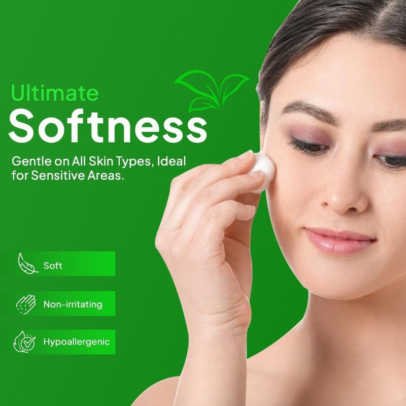 Spa Stix Cotton Balls. 500 Count Medium Size. Non Sterile