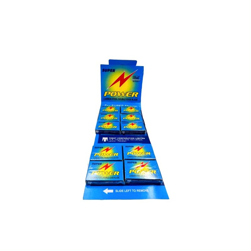 100 Treet Power Razor Blades