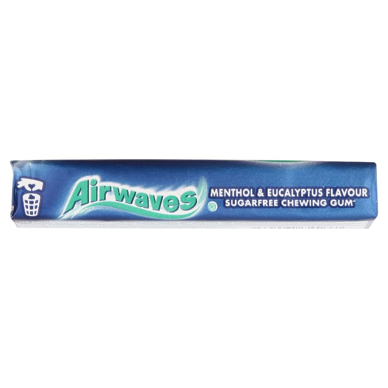 Airwaves Menthol & Eucalyptus Sugarfree Gum 10 Pellets - Pack