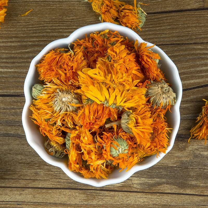 Chinese Marigold Tea Calendula Officinalis Tea Female Flower Aromatic Herbal