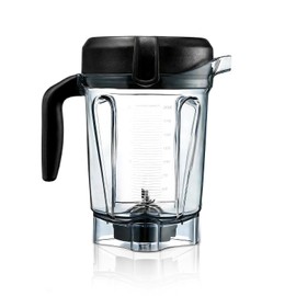 Blender Pitcher 64oz Low-Profile, Compatible with Vitamix 5000, 5200, 6300, 750, 7500, VM0102, VM0103, VM0197, E310, Professional/Commercial/Classic Series etc
