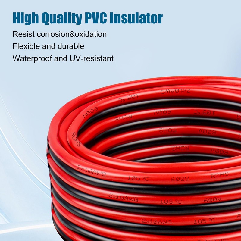 14 Gauge Wire 2 Conductor Tinned Copper Cable, Flexible 14
