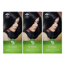 TS 착한 염색 120g 5호 자연흑갈색 3개 S1 TS Kind Dye 120g 5 Natural Black Brown 3ea S1