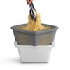 Versatile Colander with Bowl Straining Aid Filter Basket Pasta Strainer