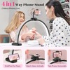 Half Moon Manicure Table Light: 31-inch Half Moon Light For