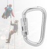 40Cr Steel 45KN D Shaped Hanging Buckle Carabiner Clip for
