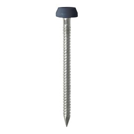 Anthracite Grey 30mm Poly Top Pins (Pack of 50) UPVC Nails Polymer