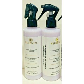 VERENIZE KERATIN & ARGAN OIL INFUSED INTENSIVE REPAIR FORMULA  2x HEAT PROTECTOR