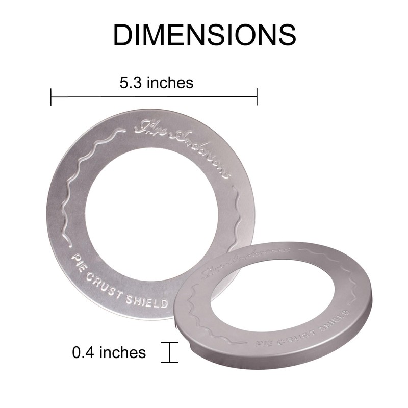 Mrs. Anderson's Baking Individual Pie Crust Protector Shields, For Mini