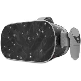 Decal Style Skin Wrap Compatible with Oculus Go Headset - Stardust Black (Oculus NOT Included)