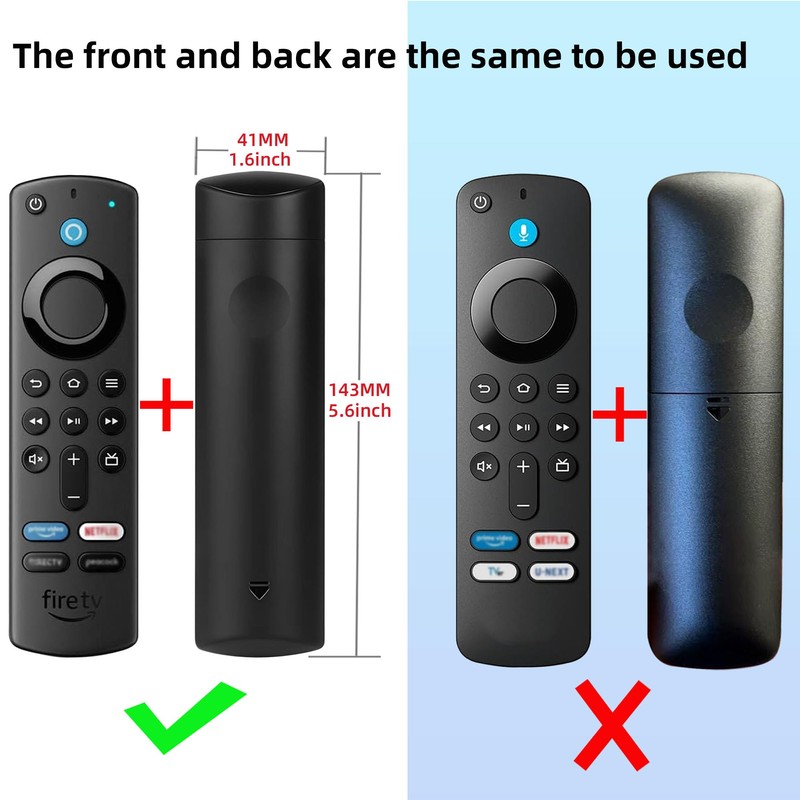 Hi Color Silicone Cover Compatible with 5.6 Inch Fire TV