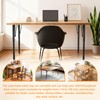 Hocamel Adjustable Table Legs 18-30 inch (45-75cm), Metal Desk Legs