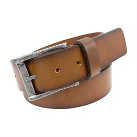 Florsheim Men's Albert Dress Casual Leather Belt, Cognac, 40