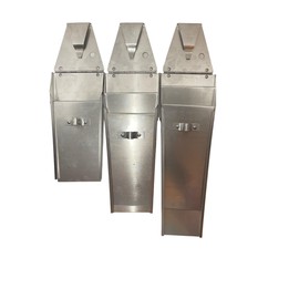 SAF-T-PAK KS-11 7" Single Row/Single Knife Scabbard, Aluminum, with Belt Hanger. Ideal for Restaurants, Deer Hunters, BBQ'ers and Home Kitchens