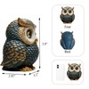 Baitiane Owl Statue Home Decor, Owls Figurine for Bookshelf