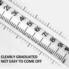 Hautllaif 20 pack 1ml 31G 0.3x13mm Plastic Multiple Uses Measuring
