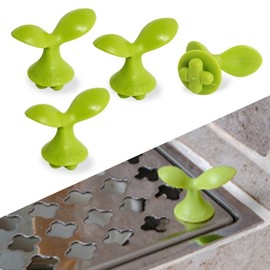 Sprout-shaped drain handle 4p drain cap drain net drain tongs