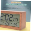 iplusmile Electronic Clock with Temperature and Humidity Display Simple Multifunctional