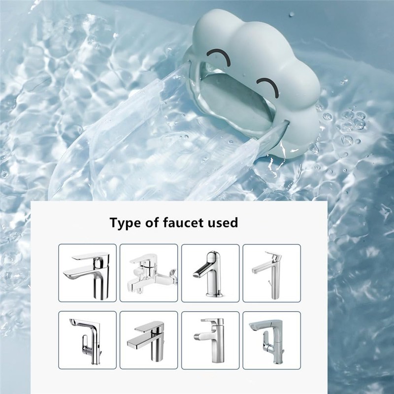Faucet Extender Silicone Sink Extension for Bathroom Sink Easy Use