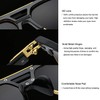 Allt Square Aviator Large Fashion Sunglasses For Men Women Goggle