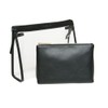 Alice Wheeler 2 Piece Vegan Leather Nappa Effect Beauty Set