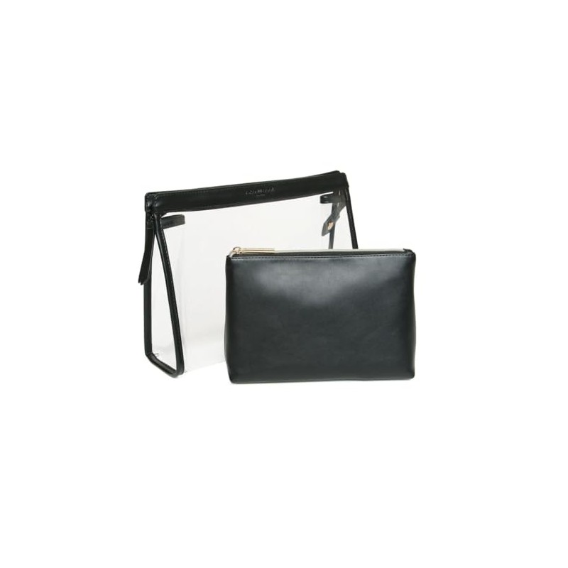 Alice Wheeler 2 Piece Vegan Leather Nappa Effect Beauty Set