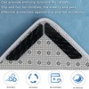 Pack of 10 Non-Slip Carpet Underlay, Washable Reusable Carpet Tapes,