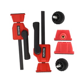 2 Abrazaderas de Banco para Perros, Mesa de Carpintería, Abrazadera de Escritorio, Fijador, Herramienta de Banco de Trabajo, Agujero para Perro, Abrazadera Auxiliar Rápida