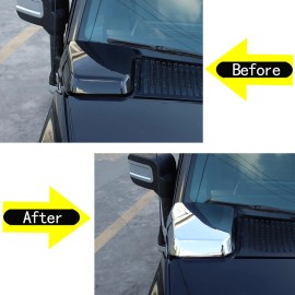 ACRT ABS Chrome Engine Hood Side Air Intake Vent Trim Cover For Hummer H2 2003-2009