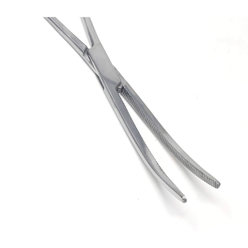 High Precision Locking Curved Hemostat Forceps 10" Pliers with Full