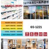 Satco 65-1221 4FT 19W LED Strip Light, CCT Selectable 2700K-5000K,