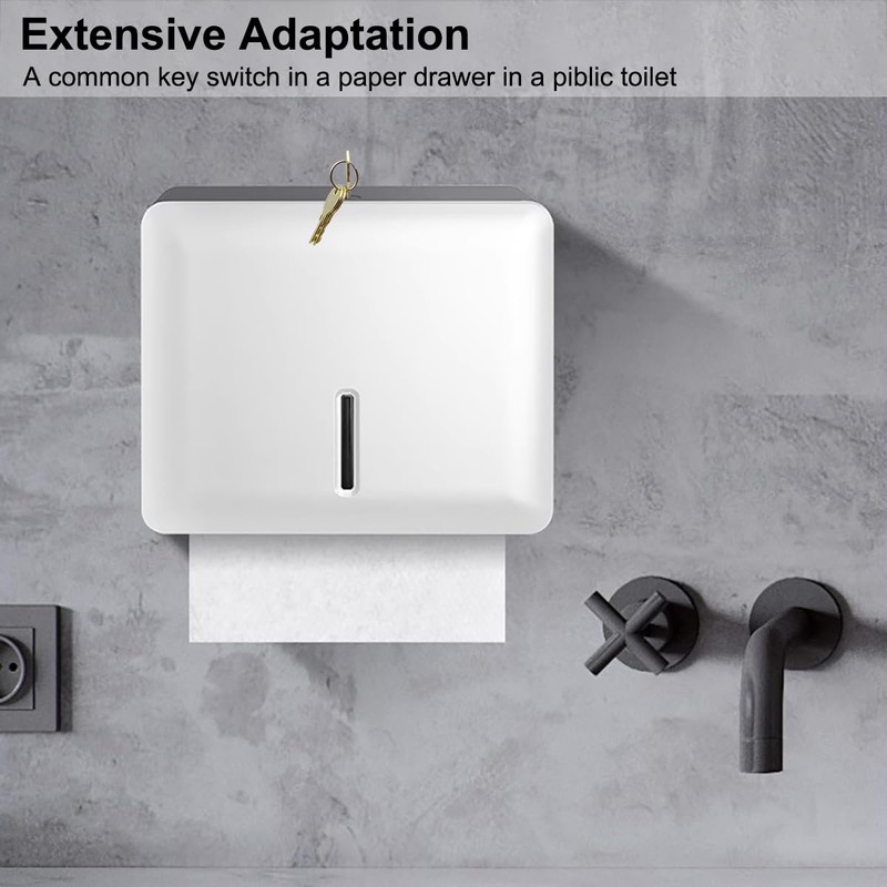 Keys for E114 Key Paper Towel Dispenser, 6 Pack E114